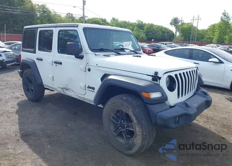 2020 Jeep Wrangler Unlimited Sport z USA, uszkodzony, nr VIN 1C4HJXDGXLW339950
